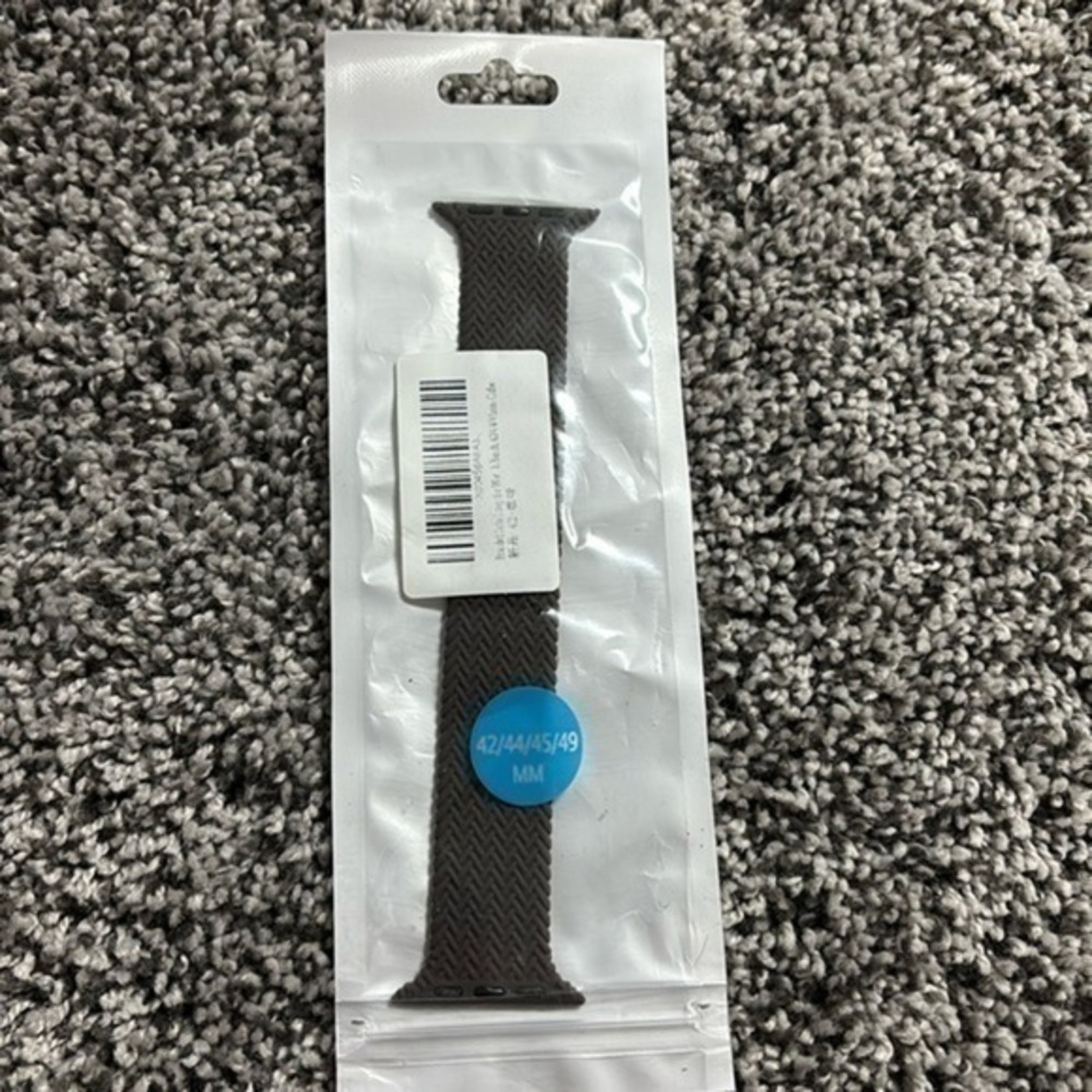 Braided Solo Loop for Apple Watch Band 42mm 44mm 45mm 49mm Coffee
